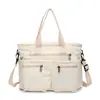 Bolso de Hombro de Pana de Gran Capacidad Moda para Mujer 2025 Primavera Estilo Coreano Bolso de Hombro Sencillo Bolso Cruzado Versátil para el Trabajo