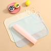 Mantel individual de silicona para niños de color sólido, a prueba de aceite, antiquemaduras, impermeable, para mesa de comedor, tapete frontal para comer para bebé, tapete de aislamiento térmico antideslizante para ocio, fabricantes