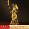 Adorno de Estatua de Bronce de Guan Gong, Guan Gong con Espada Grande, Guan Yu, Guan Er, Artesanía de Artes Marciales, Regalo de Inauguración