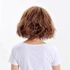 Peruca de fábrica atacado moda franja feminina cabelo curto cacheado peruca cacheada ondulada solta japonesa e coreana touca de peruca