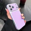 Funda para iPhone de Color Sólido de PC de Cobertura Total con Patrón de Lichi Adecuada para Iphone18Promax/16/15/14 Anti-Caídas