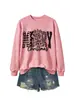 Sudadera casual versátil para mujer con estampado de lunares y diseño calado, de la tienda independiente Amazon Wish, para exportación