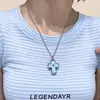 Novo Colar Rosa Cruzado Y2K Sexy Doce e Cool Estilo Nicho Ins Corrente de Clavícula Punk Gótico Escuro
