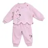 Conjunto de Ropa para Niña Primavera y Otoño 2026 Nuevo Elegante Moda Infantil Casual Sudadera Conjunto de Dos Piezas Ropa para Niños