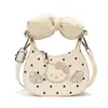 Mini Bolso de Mano con Lazo de Hello Kitty para Mujer Otoño 2026 Nuevo Lindo Bolso de Hombro de Lunares Bolso Cruzado para Mujer