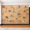 Painel de Pegboard de Madeira Maciça Ecológico Enf High-End Personalizado Pintado com Spray UV em Formato Irregular com Entrega Porta a Porta