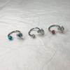 Super Flash Tres Colores Asteroide Bola de Barro Acero Titanio Joyería Perforación Anillo Labial Anillo Hueso Oreja Viento Dulce Accesorios Yiwu Dientes Externos