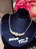 Juego de Joyería para Boda: Collar de Perla con Cuentas Plateadas en Forma de Lágrima, Accesorio para Vestido, Cadena para Clavícula de Perla de Concha Sonriente Color Blanco Roto