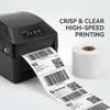 Papel de etiqueta térmica à prova de três elementos transfronteiriço do fabricante 100*150 etiquetas de embalagem 100*100 papel de código de barras autoadesivo para exportação