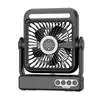 Ventilador de escritorio magnético para pared de yate al por mayor, ventilador de escritorio delgado, ventilador mini portátil multifuncional de turbina silenciosa