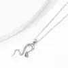 Collar de acero de titanio de alta gama para hombre, colgante de serpiente espiritual, moda Joker, acero inoxidable, colgante para hacer tú mismo, joyería de fundición