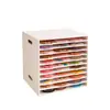 Caixa de Armazenamento de Miçangas Suporte de Exibição de Miçangas Feito à Mão Loja de Miçangas de Mesa Compartimento Especial Miçangas Acabadas Prateleira Multicamadas