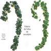 Vagens de Folhas de Eucalipto Salgueiro Rattan Artificial Decoração de Casamento Casa Flores Artificiais Plantas de Teto Vegetação Externa Decoração de Casa