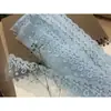 Encaje de Malla Bordado con Hilo de Algodón Azul Retro Adornos Accesorios Hecho a Mano DIY Ropa Dobladillo de Falda Borde de Falda 6cm