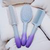 Peine de costillas esponjoso al por mayor de fábrica, parte superior craneal alta, peine grande curvo, peine de bolsa de aire, masaje para hombres, peinado para cabello rizado, peine de uso doméstico para mujeres