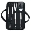 Suministro Exclusivo Transfronterizo de Set de Utensilios para Barbacoa al Aire Libre con Cuchillo, Tenedor, Espátula, Herramientas de Cocina de Acero Inoxidable para Picnic y Parrillada