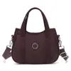 Bolsa versátil para atividades ao ar livre para mulheres, bolsa de mão compacta para senhoras, bolsa tiracolo de nylon dopamina, moderna e simples, para celular