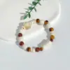Pulsera de Cerámica Jingdezhen Nueva Pulsera de Cerámica China Joyería Estudiante Estilo Tíbet Cuerda Trenzada a Mano Puesto Regalo para Estudiante