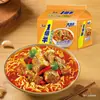 Fideos Instantáneos Master Kong al por Mayor por Caja, Bolsa Extra Picante Paquete Grande, Ramen Instantáneo Sabor Res Estofada 1.5x