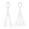 Juego Completo de Eslingas de Elevación de Nylon de Cuatro Patas, Eslingas de Elevación, Cuerdas de Remolque, Ganchos de Elevación y Juego Completo de Aparejos de Elevación