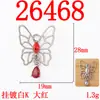 Accesorios de Aleación Joyería Calado Diamante Mariposa Colgante Hecho a Mano DIY Modernos y Elegantes Pendientes Pendientes Materiales Decorativos