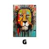 Venta al por mayor transfronteriza pintura decorativa personalizada para sala de estar animal póster abstracto pintura colgante Amazon para núcleo de pintura HD
