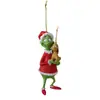 Transfronterizo Nuevo 2D2025Adornos para Árbol de Navidad Grinch Navideño Colgante Acrílico