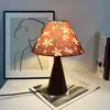 Lámpara de mesa retro americana, lámpara de noche para dormitorio, simple para sala de estar, regulable, cálida, romántica, para estudio, de madera maciza, de noche, metal