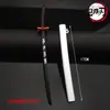 La hoja de extinción de fantasmas alrededor de la puerta de la cocina carbón curado Rueda de cuchillo Lang Day mi esposa buen escape vaina arma modelo llavero de metal 17cm