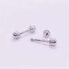 Aretes de Tuerca Espiral de Plata de Ley S925 de Nuevo Estilo Europeo y Americano, Simples Transfronterizos, Modernos, Unisex, Joyería para la Oreja