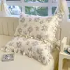 Juego de Falda de Cama Acolchada Estampada 100% Algodón Falda de Cama Engrosada Cubre Cama Funda Nórdica Ropa de Cama Individual Doble Comercio al por Mayor