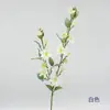 Jasmim Artificial de 2 Galhos, Flor Decorativa Falsa Colorida para Decoração de Casa Nova, Arranjo para Salão de Casamento, Flor Artificial para Estúdio de Fotografia