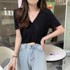 Cárdigan de Punto Fino de Verano para Mujer 2024 Nuevo Chal Protección Solar Manga Corta Estilo Corto con Vestido de Tirantes