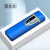 Encendedor electrónico de pantalla táctil Red de Internet, carga por inducción, a prueba de viento, creativo, huella dactilar, encendedor de cigarrillos electrónicos, grabado, regalos para hombres, venta al por mayor