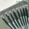 Sijiqing juego completo de brochas de maquillaje súper suaves 13 brochas de maquillaje rubor sombra de ojos de alto brillo sombreado pincel para cejas