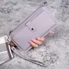 Nueva cartera femenina estudiantil japonesa y coreana monedero multi-tarjeta gran capacidad tarjetero monedero moda todo-partido cartera pequeña