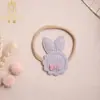 Diademas Infantiles de Orejas de Conejo Europeas y Americanas, Diademas para Niños Que No Maltratan el Cabello, Diademas para Bebés de Alta Elasticidad, Lindas Diademas de Conejo