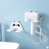 Soporte para secador de pelo sin perforaciones, soporte para secador de pelo de baño, soporte de pared para secador, artefacto de almacenamiento