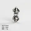 Colgante Cruz Aleación Plata Antigua Mariposa Flores Flores de Lirio del Valle Cuentas Espaciadoras Accesorios para Joyería DIY Abalorios Hechos a Mano