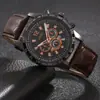 Reloj deportivo SOKI para hombre de otoño, reloj de cuarzo con calendario de moda, reloj falso para hombre con tres ojos, calendario, fabricantes, venta al por mayor