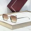 Gafas de Sol Jmm Transfronterizas Doble Puente Estilo Metálico Punk Retro Cuadradas de Alta Gama Tendencia para Hombres y Mujeres Commodore