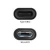 Adaptador Feminino Tipo-C para Android - Conversor C para Micro-V8 Otg Dados Carregamento Carregamento Rápido Otg