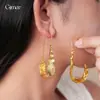 Pendientes Colgantes con Patrón Dorado ~ Pendientes Irregulares Europeos y Americanos Exagerados de Alta Resistencia, Pendientes de Lujo Ligero de Gama Alta, Accesorios Únicos de Oreja para Mujer de Nicho
