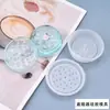 Molde de Resina de Cristal DIY Amapola Molinillo de Humo Casero Trituradora de Tabaco Molde de Silicona Al por Mayor en Stock