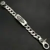 Nuevo y elegante pulsera de cruz para hombres a la moda, colección de pulseras vintage hechas a mano de alta gama europeas y americanas, directo del fabricante