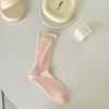 Meias Brancas de Pile Estilo Ballet para Mulheres na Primavera e Outono Finas Respiráveis de Malha Estilo Japonês Meias de Cano Médio Meias Jk Versáteis de Verão