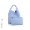 Bolsas Femininas Transfronteiriças, Bolsas Modernas de Alta Qualidade, Bolsas de Palha Totalmente Feitas à Mão, Bolsas Tote, Bolsas Mãe e Filho, Compre Uma Leve Outra, Bolsas de Mão Versáteis
