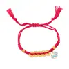 Pulsera de Hilo Rojo con Monedas de Cobre de los Cinco Emperadores del Año del Caballo, Estilo Étnico Modelo Nuevo 2026, Pulsera de Hilo Rojo Hecha a Mano Estilo Antiguo