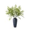 Nandina de Tallo Corto Marcada en Verde Fabricante de Flores Artificiales Decoración del Hogar Ramo de Boda Pared de Rosas Flores Falsas Transfronterizo