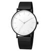 Relógio de Moda E-Commerce Transfronteiriço com Pulseira de Malha para Homens e Mulheres, Relógio Masculino Estilo Simples Europeu e Americano, Relógio de Quartzo Analógico para Casal, Atacado de Fábrica
